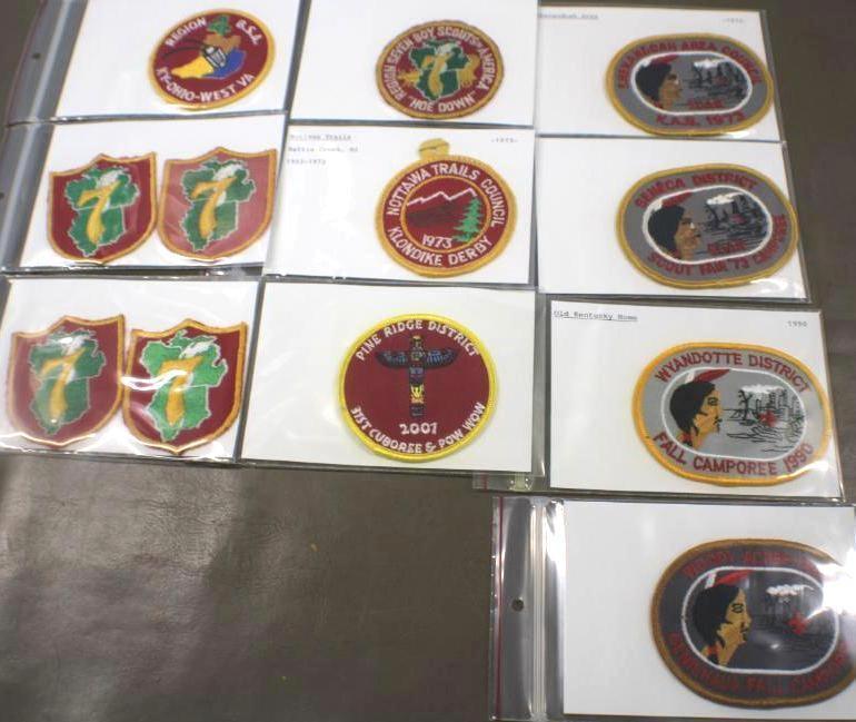 12 Mixed Vintage BSA Patches