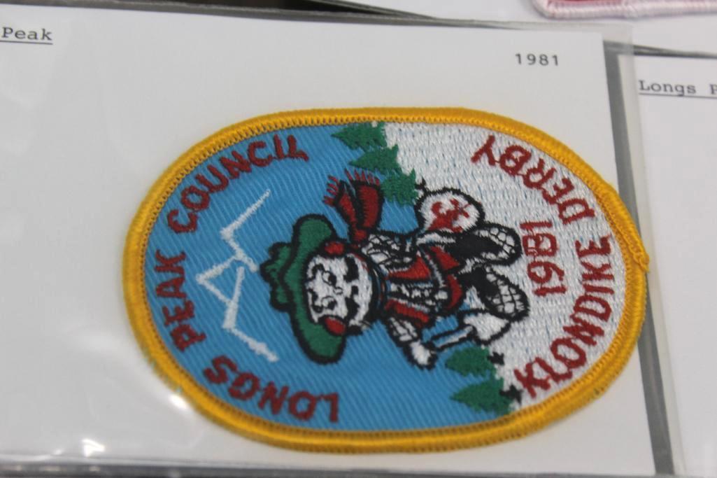 17 Mixed Long's Peak Council Patches 1976-2011