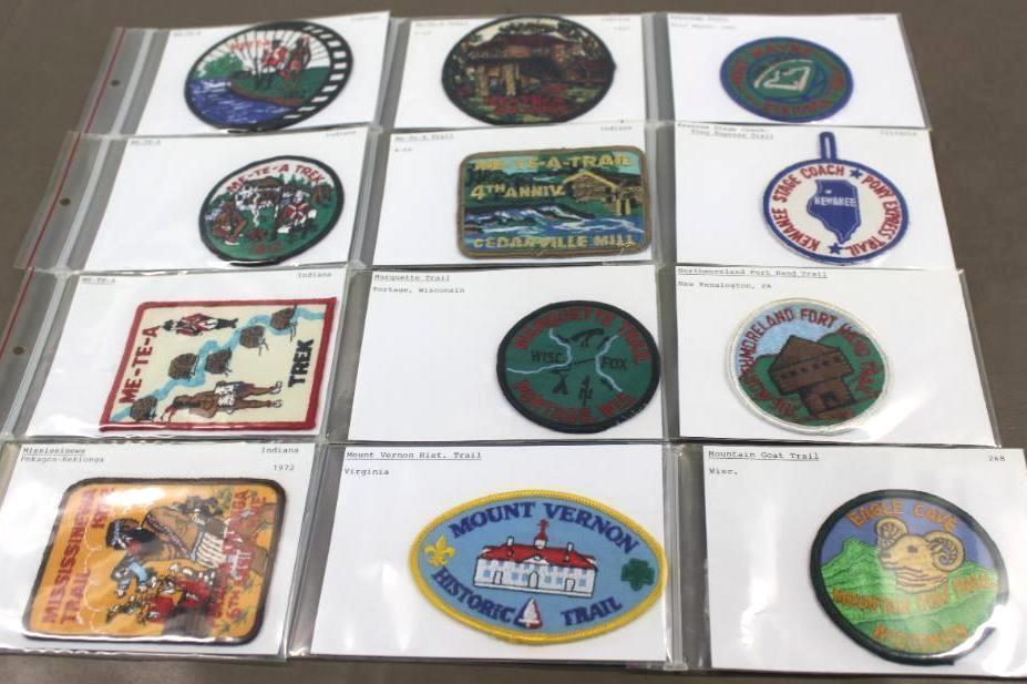 12 Unique BSA Trail Patches