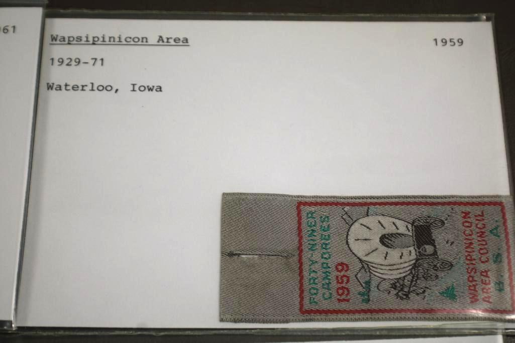 13 BSA Woven Fabric Patches Dated 1958-1961