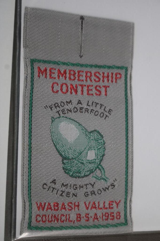 13 BSA Woven Fabric Patches Dated 1958-1961