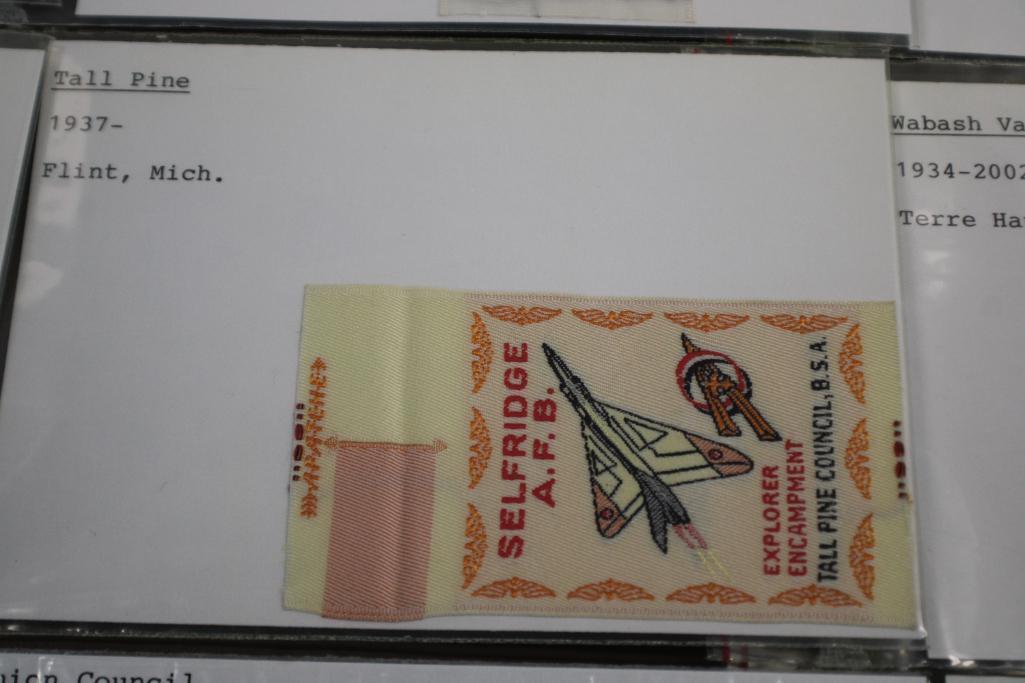 13 BSA Woven Fabric Patches Dated 1958-1961