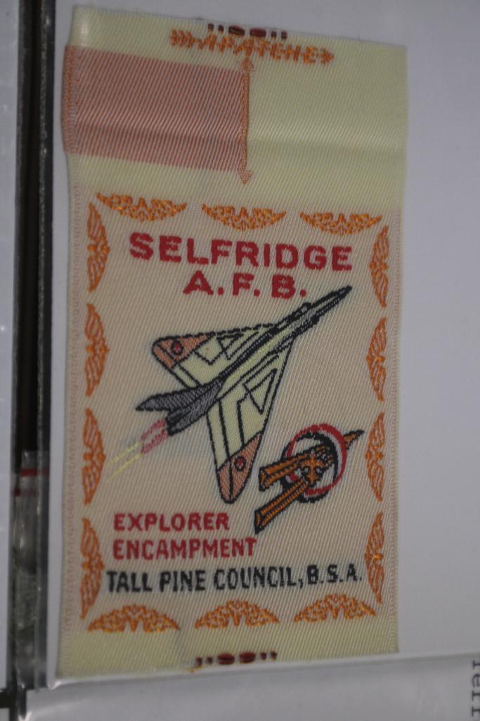 13 BSA Woven Fabric Patches Dated 1958-1961