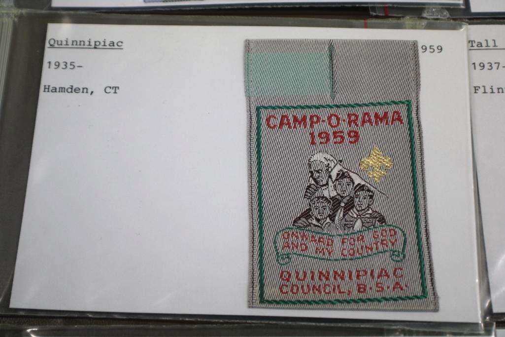13 BSA Woven Fabric Patches Dated 1958-1961