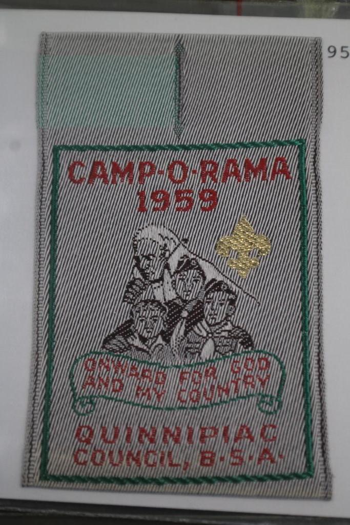 13 BSA Woven Fabric Patches Dated 1958-1961