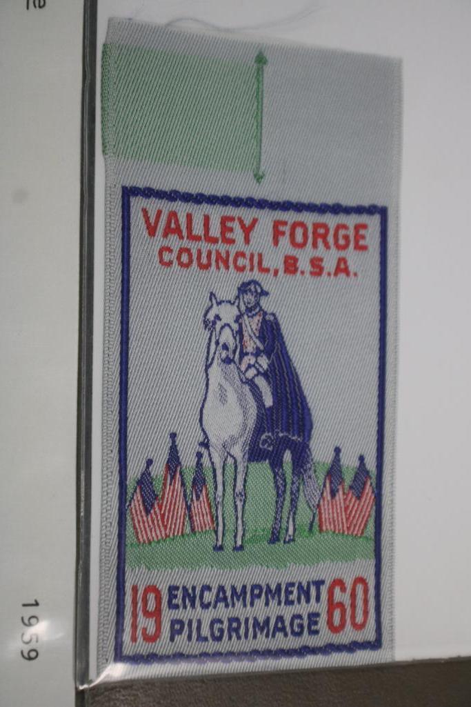 13 BSA Woven Fabric Patches Dated 1958-1961