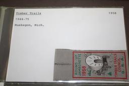 13 BSA Woven Fabric Patches Dated 1958-1961