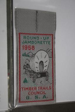 13 BSA Woven Fabric Patches Dated 1958-1961