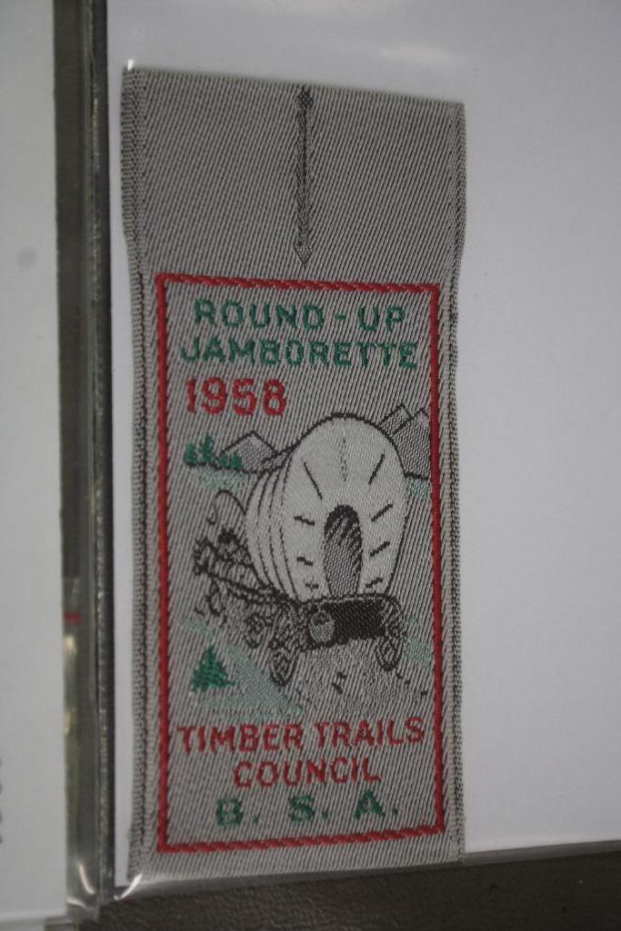 13 BSA Woven Fabric Patches Dated 1958-1961