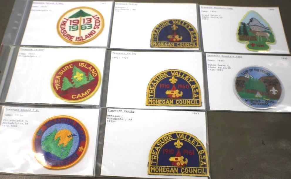 8 "Treasure" Camp Patches
