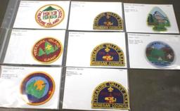 8 "Treasure" Camp Patches