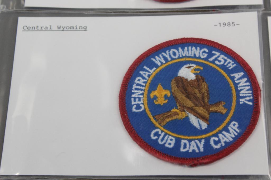 12 Mixed Central Wyoming BSA Patches