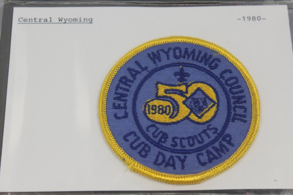12 Mixed Central Wyoming BSA Patches