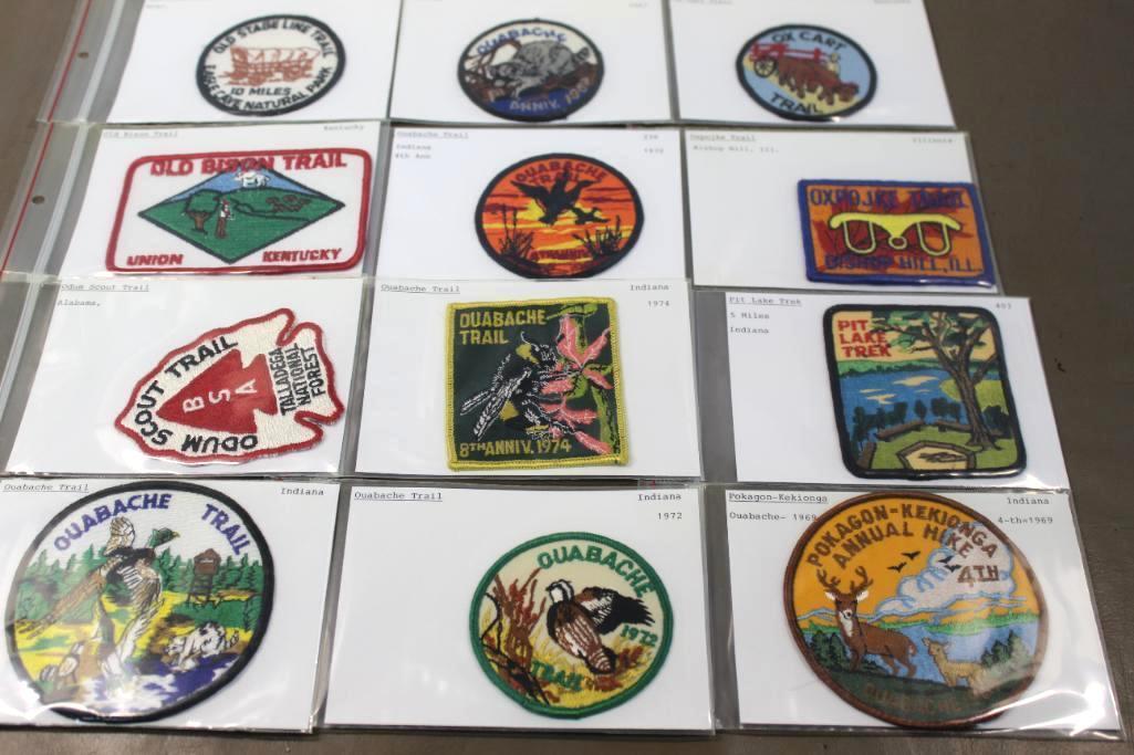 12 Unique BSA Trail Patches O&P Names