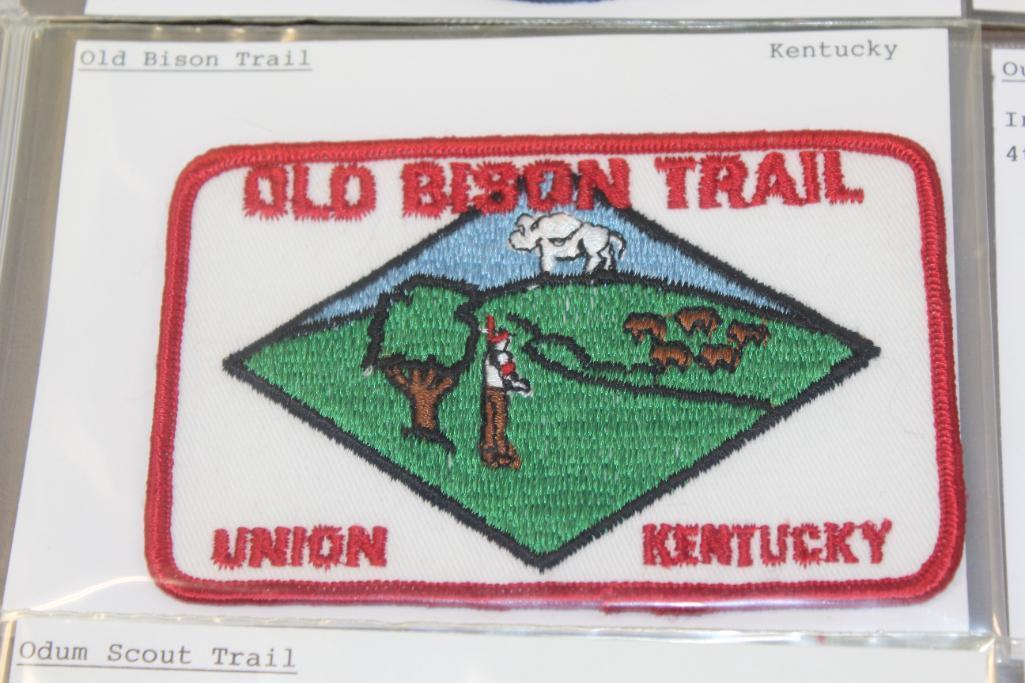 12 Unique BSA Trail Patches O&P Names