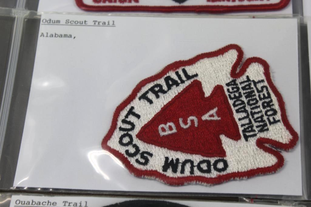 12 Unique BSA Trail Patches O&P Names