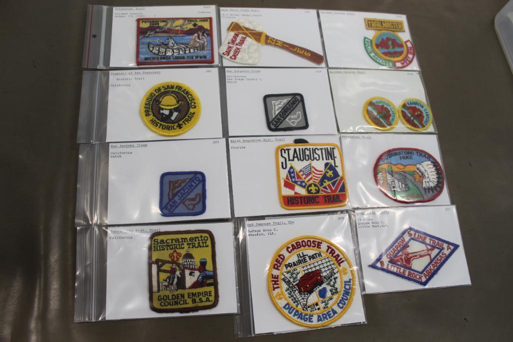 13 Unique BSA Trail Patches