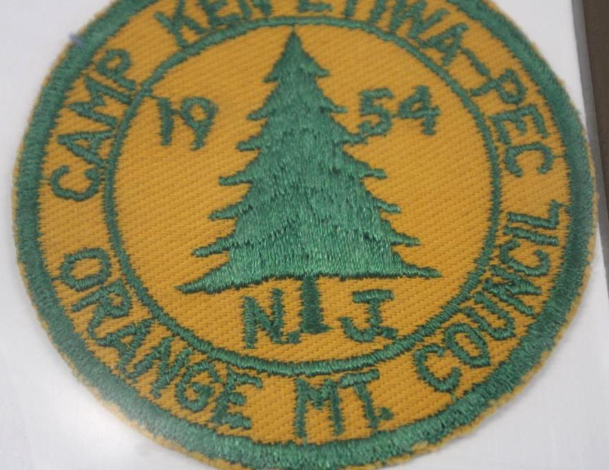 1954, 1957, and 1960 Camp Ken-Etiwa-Pec BSA Badges