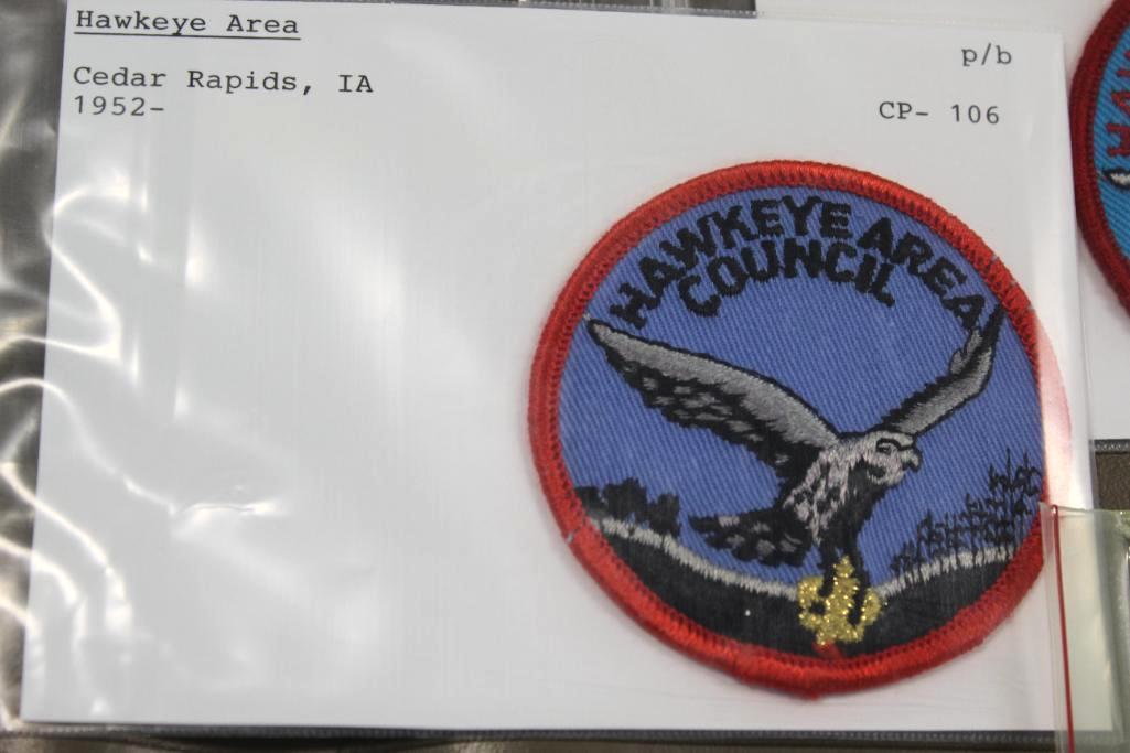 11 Cedar Rapids, Iowa Hawkeye Area Council BSA Patches