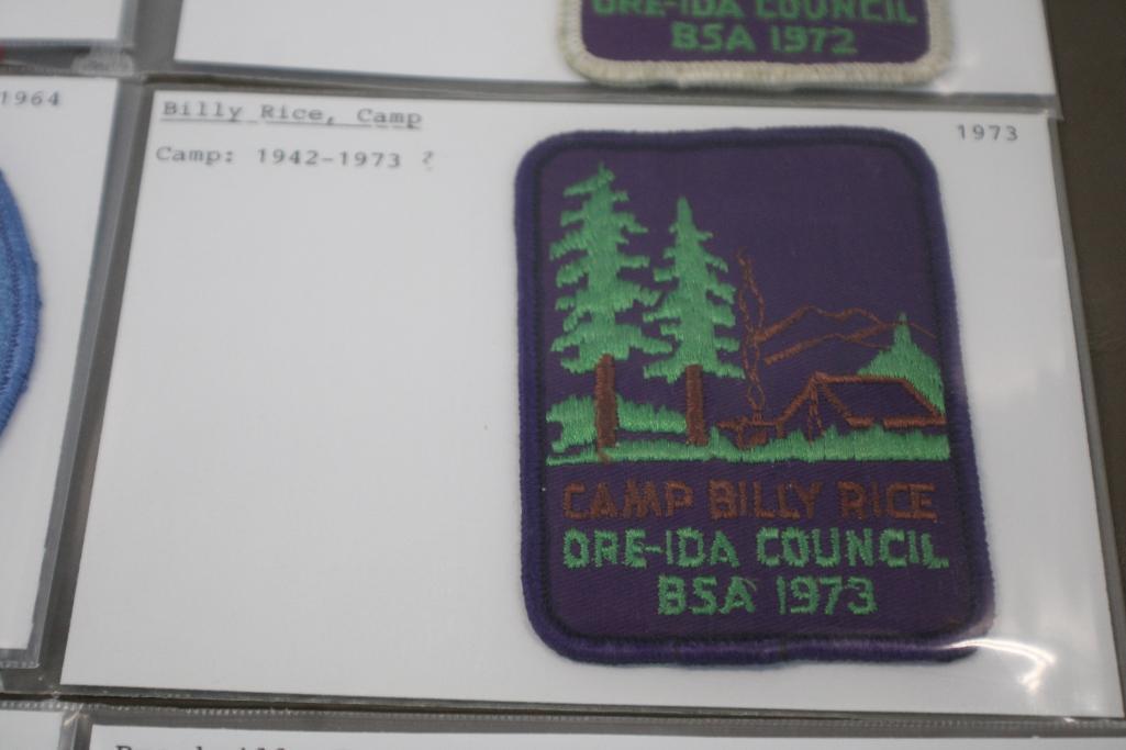 12 Great Vintage BSA Camp Patches