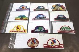 11 Unique BSA Council Patches or Sets with A&B Names