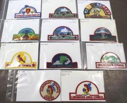 11 Unique BSA Council Patches or Sets with A&B Names