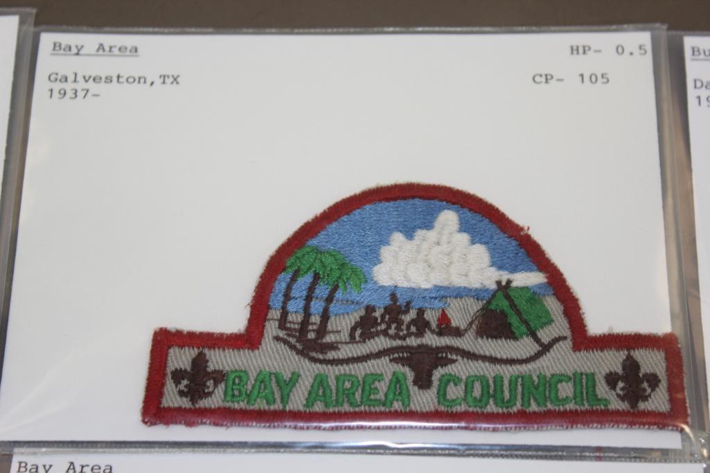 11 Unique BSA Council Patches or Sets with A&B Names