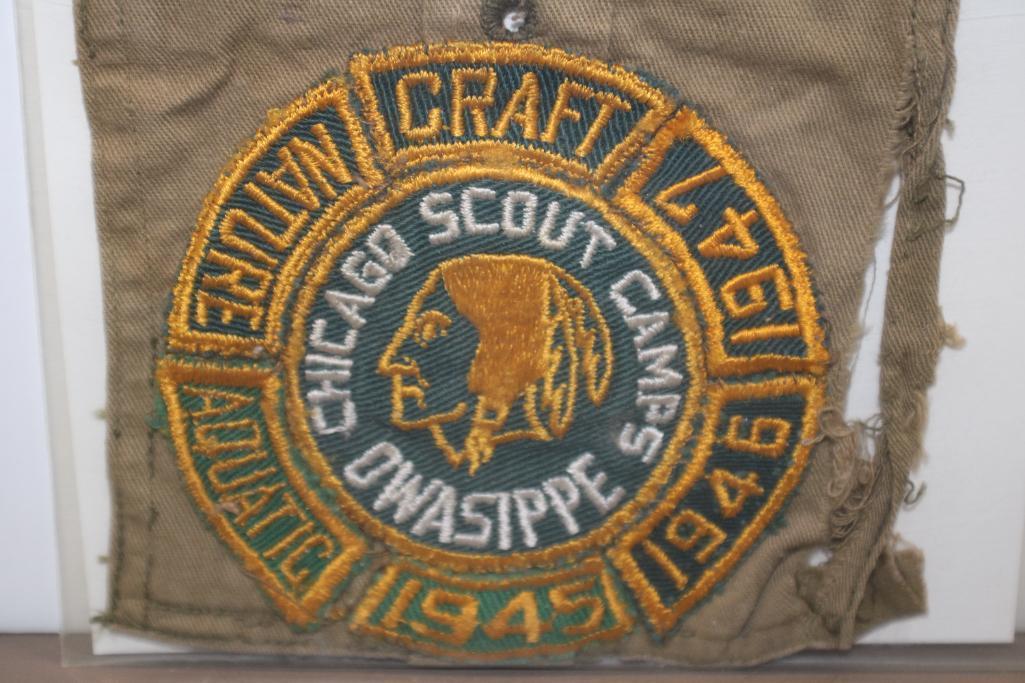 Chicago Scout Camps 1945-1947 Patch Set