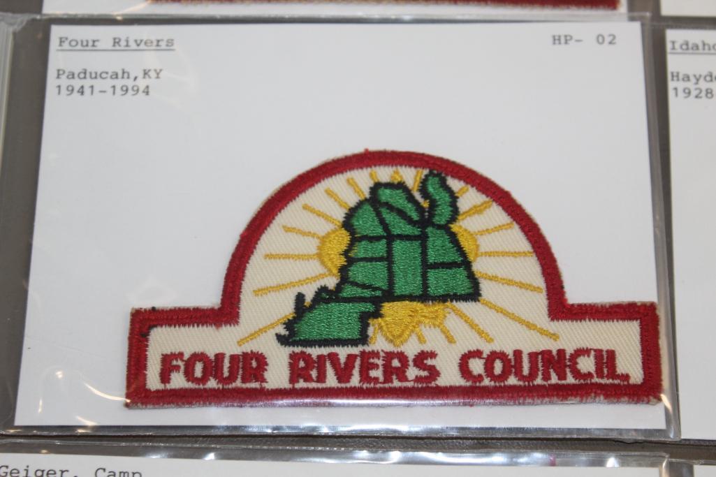 10 BSA Council Patches Including 6 Idaho Panhandle Council