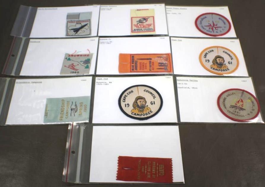 10 BSA Patches in Different Styles Dated 1959-1961