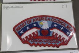 Heart of America and More BSA Council Patches