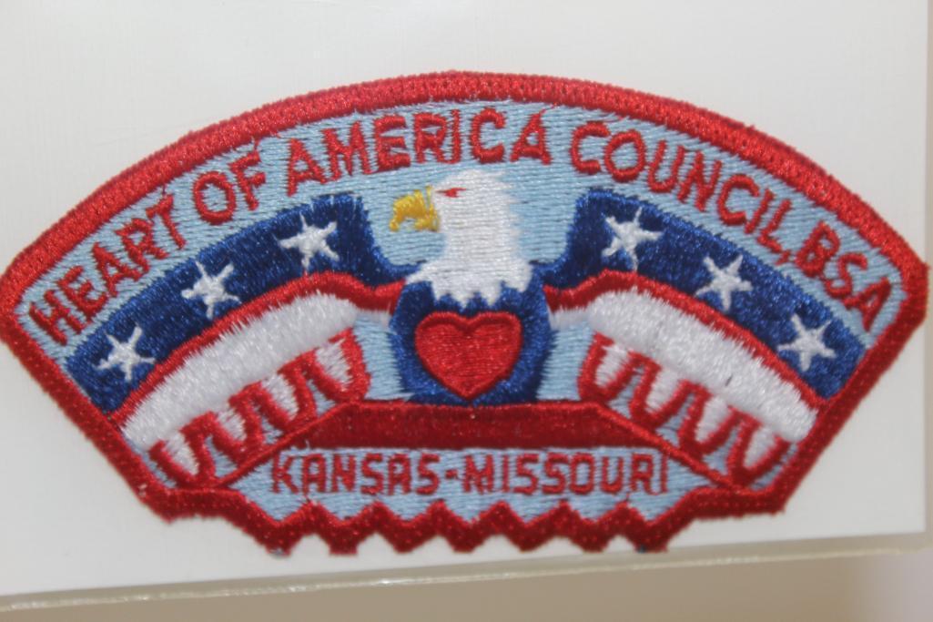 Heart of America and More BSA Council Patches