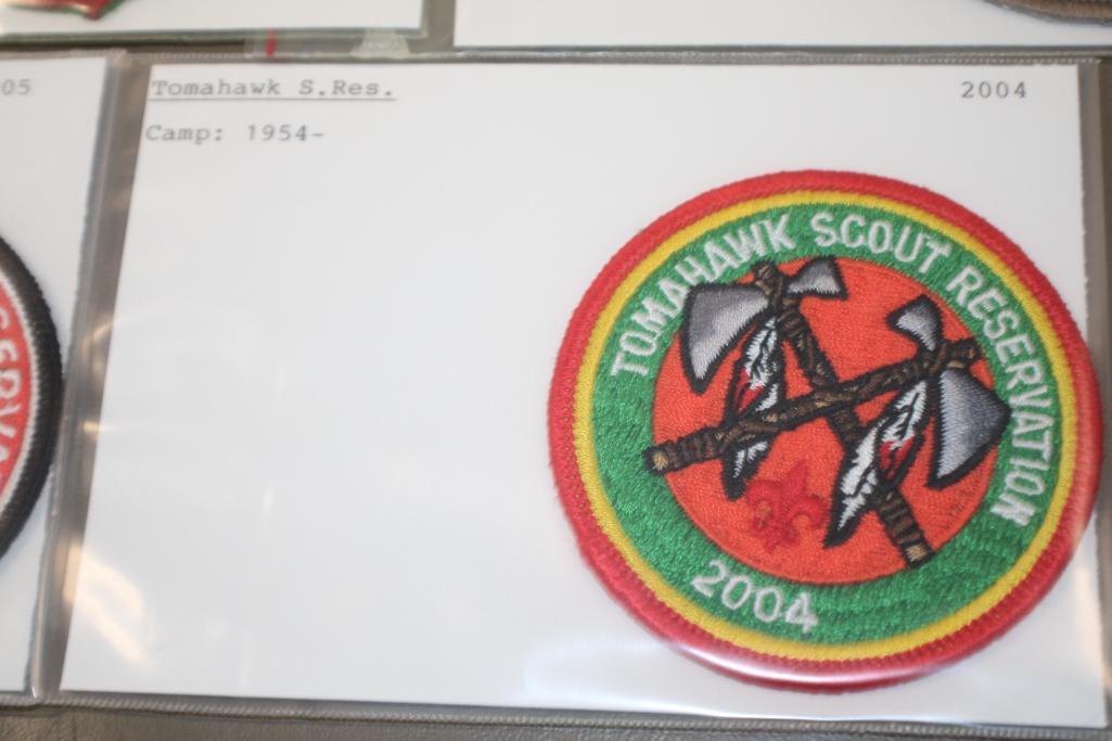 17 BSA "T"-Name Camp Patches from 1950s-2000s