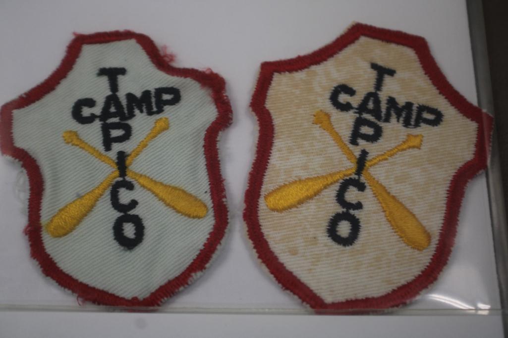 17 BSA "T"-Name Camp Patches from 1950s-2000s