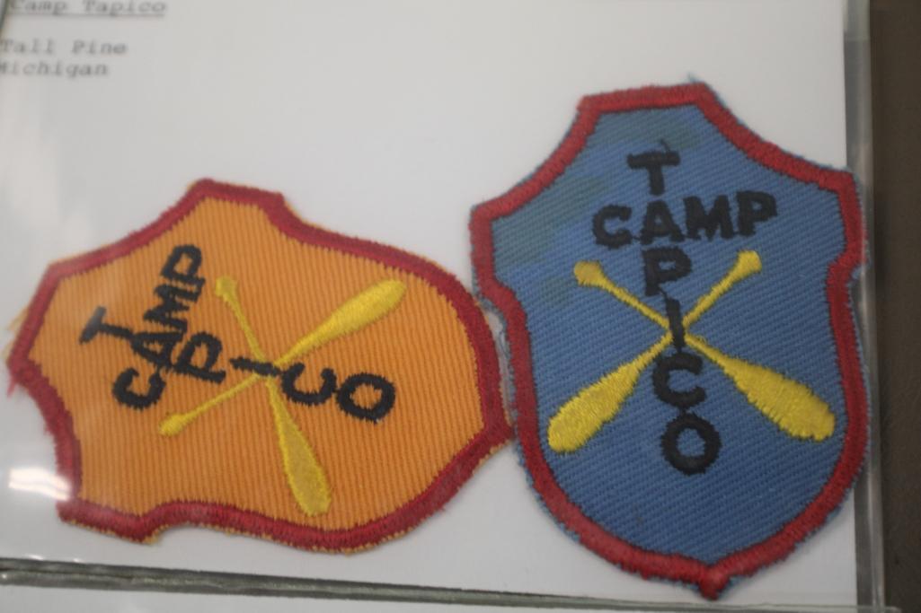 17 BSA "T"-Name Camp Patches from 1950s-2000s