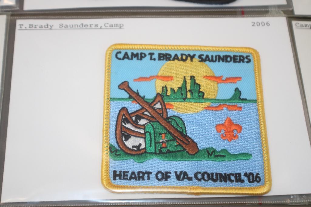 17 BSA "T"-Name Camp Patches from 1950s-2000s