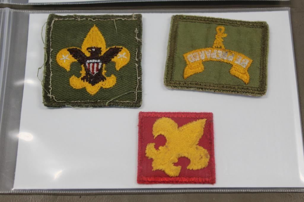 Miscellaneous Early BSA Patches and Pin