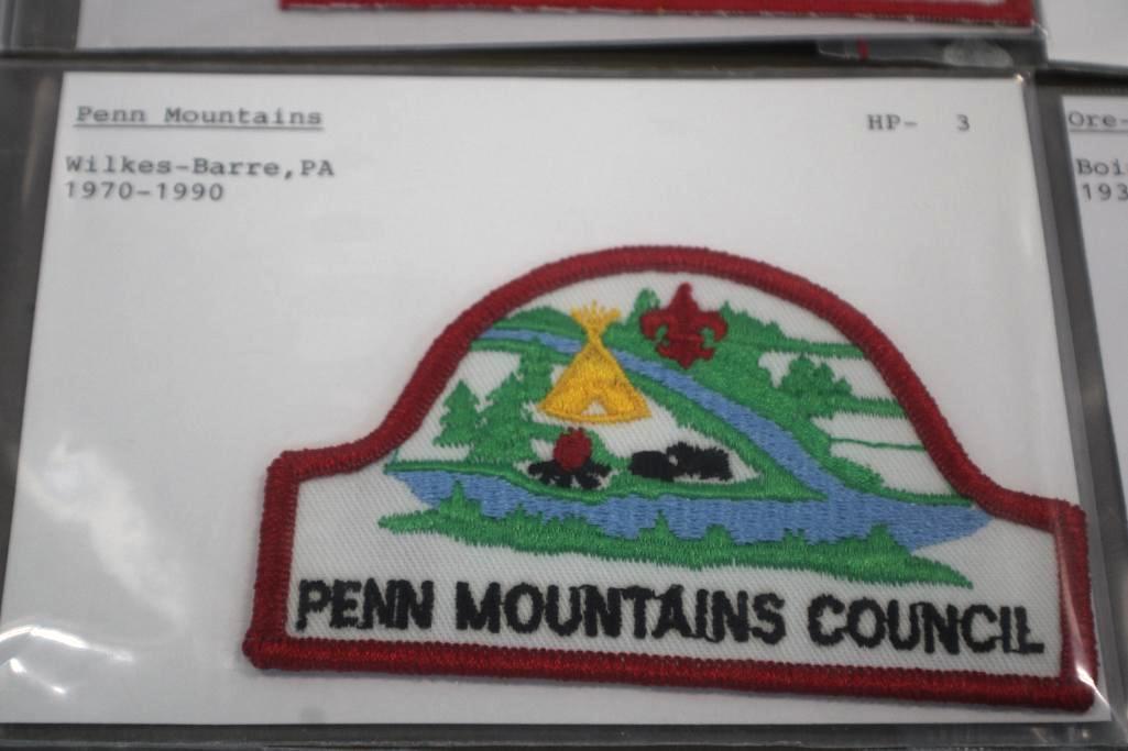 Collection of 12 Vintage BSA Council Patches