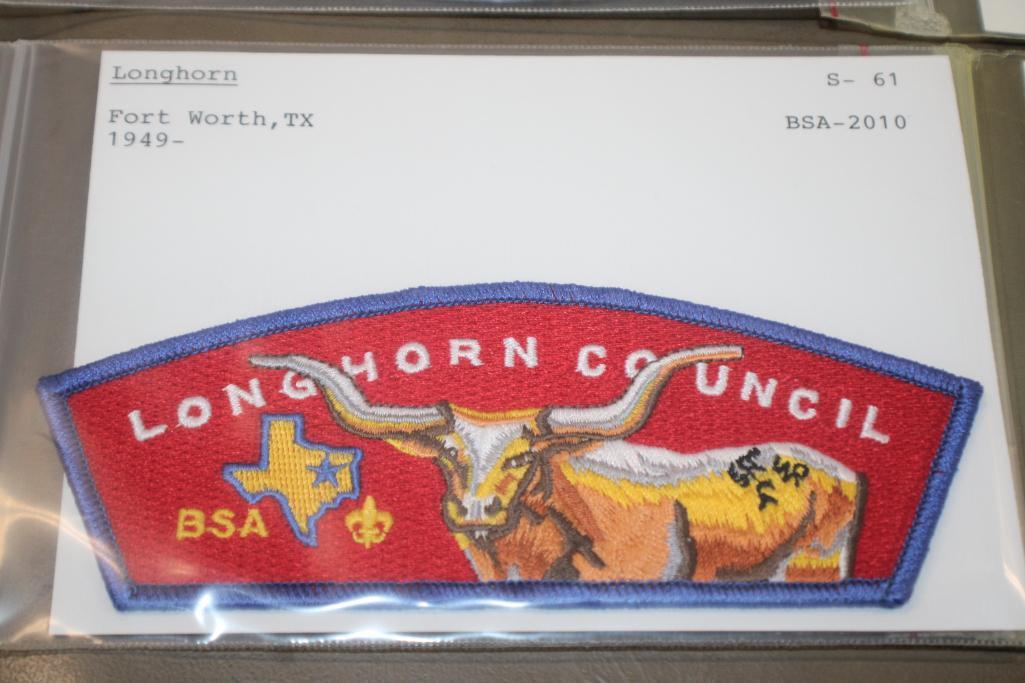 Santa Barbara, Los Angeles Area, and Fort Worth Council Patches