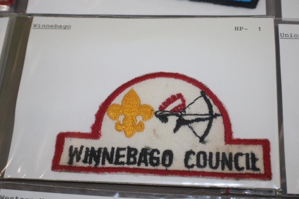 9 Vintage BSA Council Patches