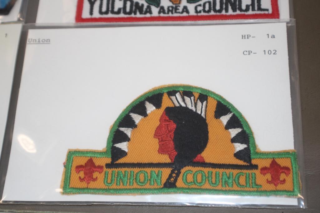 9 Vintage BSA Council Patches