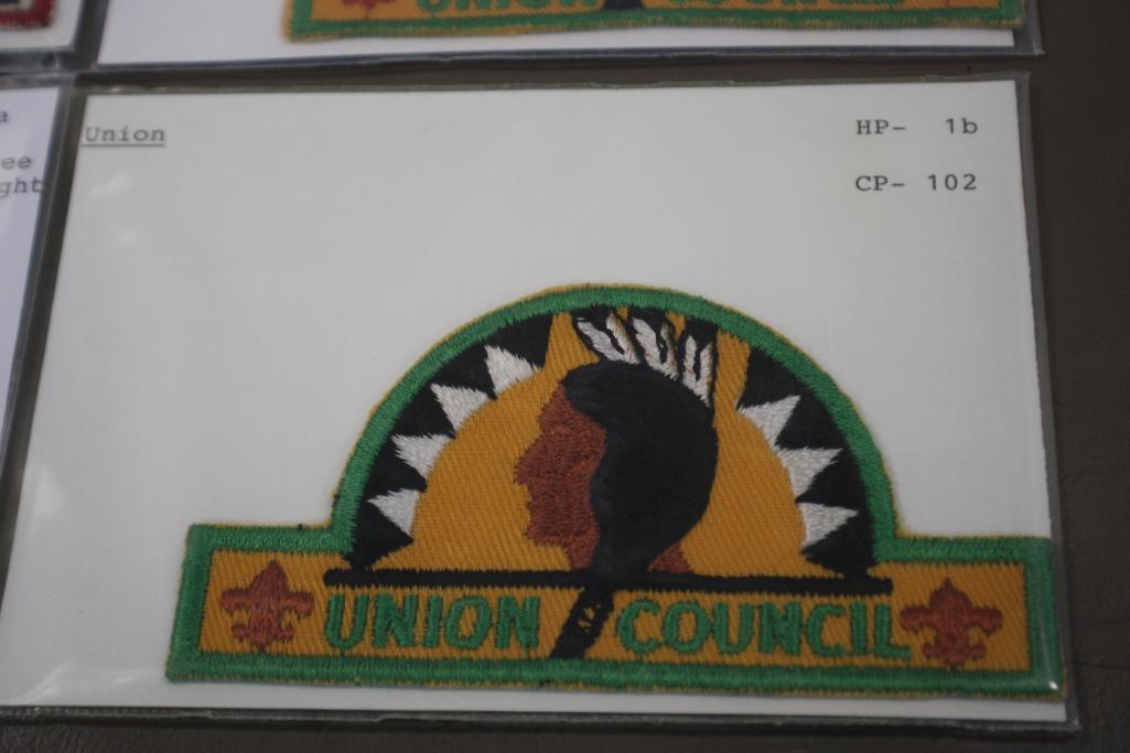 9 Vintage BSA Council Patches