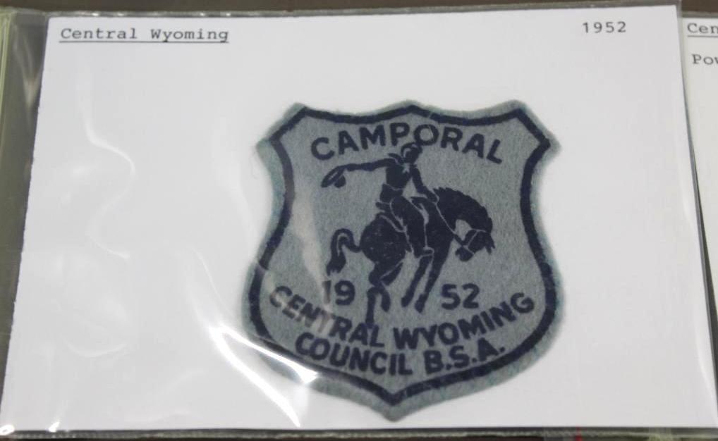 1952 Felt Central Wyoming Council, 2 UN Patches, and More Unusual Items