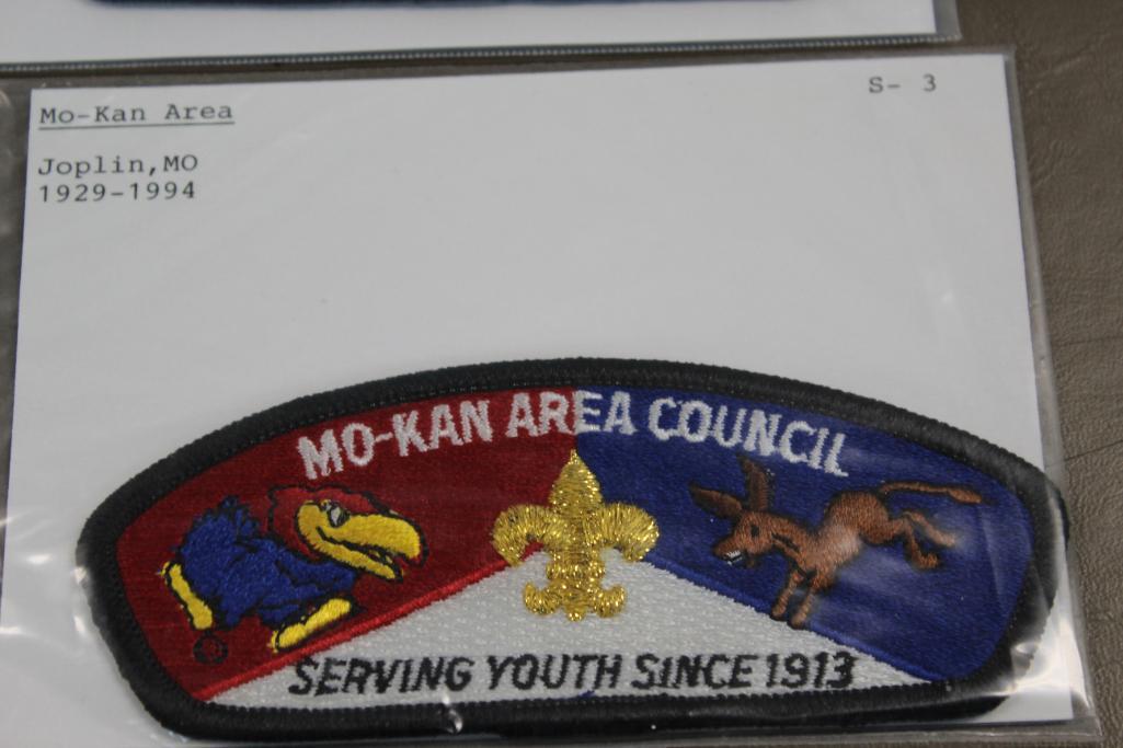 12 BSA Council Patches Including Montana, Mo-Kan, and More