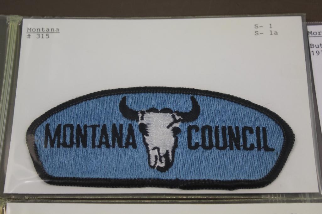 12 BSA Council Patches Including Montana, Mo-Kan, and More