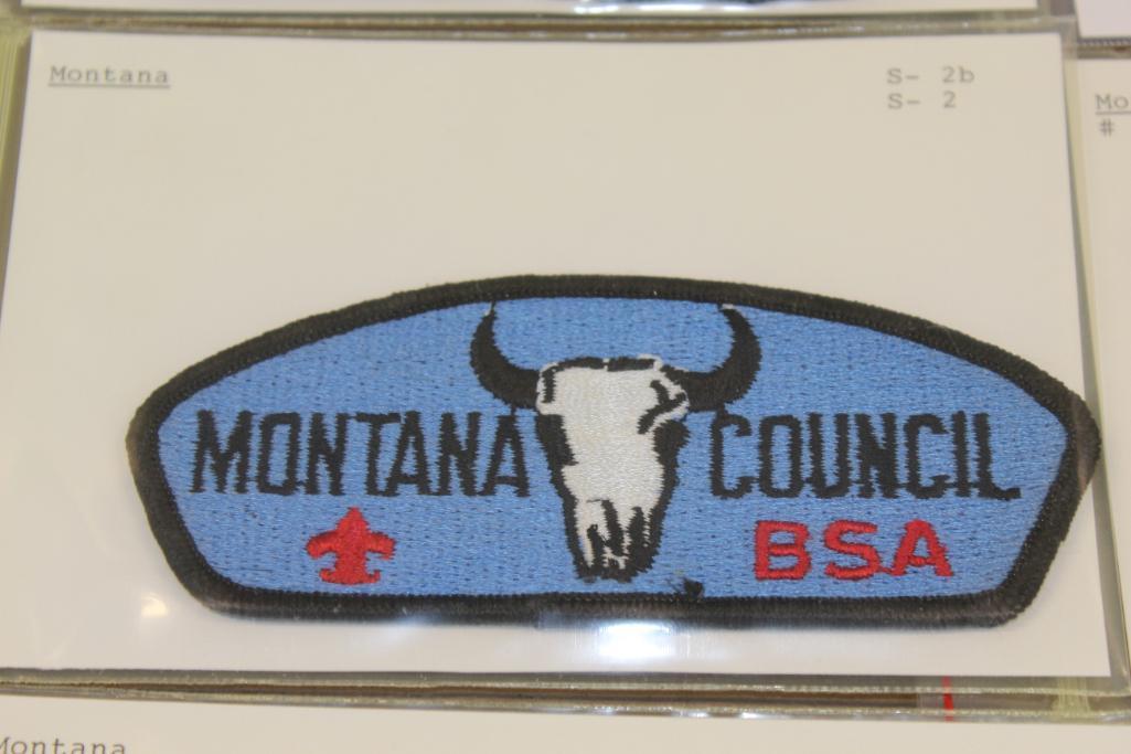 12 BSA Council Patches Including Montana, Mo-Kan, and More