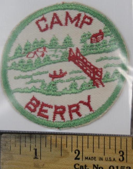 Early Camp Berry BSA Twill Patch