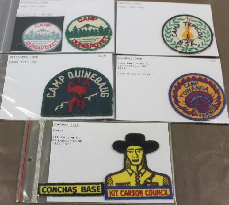 Five Early BSA Camp Patches