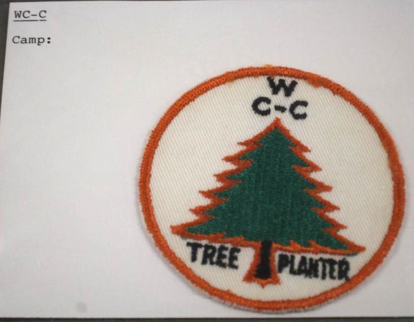 Early Felt Western Colorado Council Patch and Tree Planter Patch