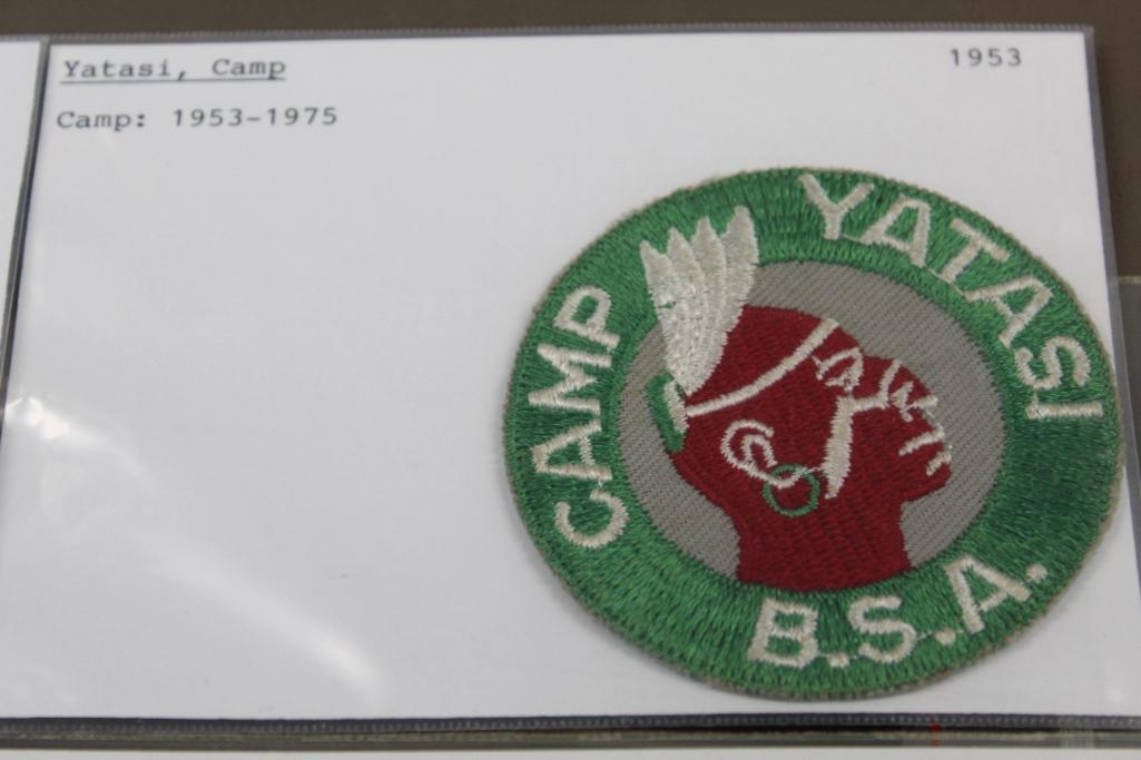 8 Early BSA Camp Patches including 3 Yatasi Camp and More